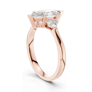 Anillo de Diamantes CVD de Laboratorio de 1.3 CT, VVS-VS EF, para Mujer, Elegante, en Oro de 18K, 14K, 10K y Plata 925, Oro Rosa, Amarillo y Blanco - Product Image 4