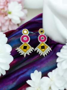 Boucles d'oreilles créoles bohèmes en perles Miyuki faites à la main par JAVED HANDICRAFTS pour la Saint-Valentin - Product Image 4