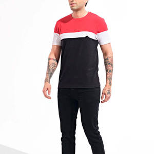 Chemises extensibles simples à séchage rapide pour hommes t-shirts d'exercices d'entraînement de gymnastique en gros/t-shirts uniques de marque personnalisée pour vêtements de sport - Product Image 4