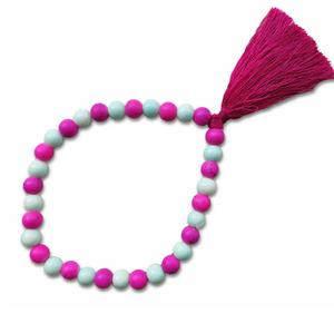 Cuentas de Tasbeeh islámicas personalizadas de tamaño pequeño hechas a mano, cuentas de moda Unisex de Color sólido púrpura Ramada 33 Tasbih - Product Image 5