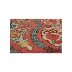Aalam Hand Knotted Wool Rug Pink & Purple Medallion Pattern for Home Living Room or Hallway Decor 9x12 Inches-Paem-1548 - Product Image 3