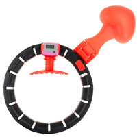 Roue d'exercice électronique en plastique Martom avec masseur, podomètre, pile bouton, diamètre intérieur 20 cm, circonférence 83 cm, modèle unisexe