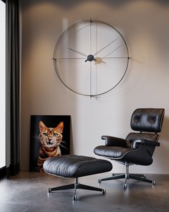 Modern Unique Wall <b>Clocks</b> Big Ben Home Decor Kitchen Decor <b>Fancy</b> Watch Vector Template Glow Forge Laser Cut with World Map - Product Image 5