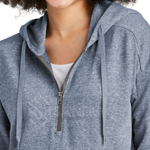 เสื้อฮู้ดซิปครึ่งซิปสำหรับผู้หญิงเสื้อผ้าแฟชั่นสำหรับใส่กลางแจ้งเสื้อผ้าลำลองสำหรับฤดูหนาว - Product Image 5