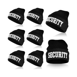 Gorro de punto de invierno de seguridad supergorro de lana con logotipo bordado - Product Image 6