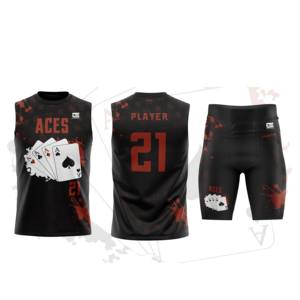 American Style 7v7 Adult Football Compression Set Custom <b>Heat</b>-Transfer Printed Spandex/Polyester Quick Dry Uniforms - Product Image 3