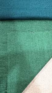 Royal Shiny wool polyester <b>tweed</b> fabric in parrot green color latest collection in glossy fabric in 300 gsm - Product Image 3