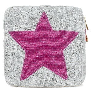 Pochette de mariage pour femmes de luxe faite à la main Boîte à perles brodées de paillettes avec sangle personnalisée - Product Image 6