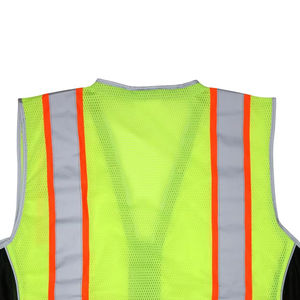 Chaleco de Seguridad para Topógrafo, Último Modelo, Personalizable (OEM), Material de Poliéster Transpirable, Antiestático, Alta Visibilidad, Antibacteriano - Product Image 4