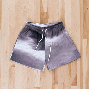 Pantalones Cortos Deportivos Transpirables para Hombre, de Alta Calidad, Personalizados, con Logotipo Estampado, Malla de Poliéster, Sublimación, Cintura Elástica, Nuevo Estilo - Product Image 4