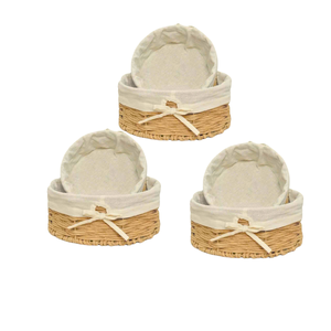 ผลิตภัณฑ์ยอดนิยมยกระดับห้องครัวของคุณด้วยถาดหวายเป็นผลงานชิ้นเอกของงานทอมือที่สมบูรณ์แบบสำหรับการเก็บผลไม้ - Product Image 1