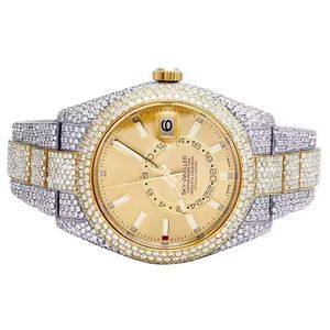 Relojes Diamond Iced Out, reloj de diamantes de lujo para hombres, reloj automático envío gratis para hombres, reloj de estilo para hombres - Product Image 2