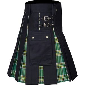 Venta al por mayor personalizado Highland escocés tradicional falda escocesa de lana y cuero para bandas de Pipa desfiles y otros eventos del patrimonio europeo - Product Image 5