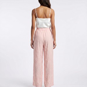 Pantalones holgados y ligeros con cordón y cintura elástica, 100% viscosa, talla única (tallas 38–44) - Product Image 2