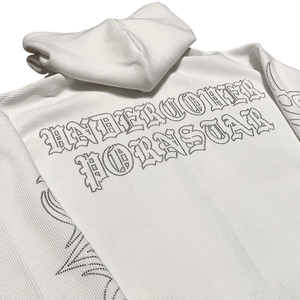 Sweat-shirt à capuche personnalisé pour homme en 100 % coton, nouvelle mode, polaire, avec fermeture éclair longue et poches, couleur unie, hiver, 380g, séchage rapide - Product Image 4