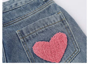 Venta al por mayor ODM de alta calidad de las mujeres transpirables Regular Fit Denim Jeans Patrón personalizado de verano - Product Image 6