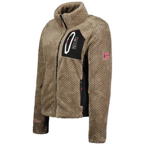 Chaqueta de Forro Polar Cálida y Suave con Cuello Alto y Cremallera Exclusiva para Mujer, Ropa de Invierno Clásica, Chaqueta Ligera para el Frío - Product Image 1