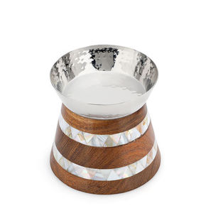 Brûleur d'encens en métal moderne avec pieds et revêtement rouge pour l'intérieur Table Top Home Hotel Decoration Outdoor Room Aromatic Fragrance Use - Product Image 2