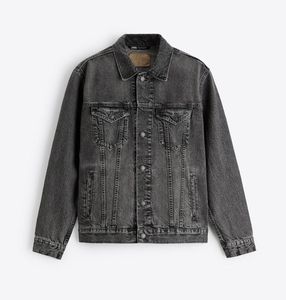 Chaqueta Vaquera para Hombre, Invierno, Casual, Reversible, Ecológica, Transpirable, Tallas Grandes, Botones, Algodón, Tejido, Oversize, OEM BD - Product Image 1