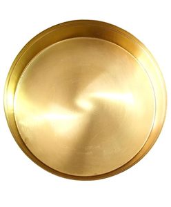 Boîte de rangement pour épices indiennes en métal et laiton doré avec 7 récipients et cuillère Couvercle de rangement pour la cuisine Design Herb & Spice Tools - Product Image 2