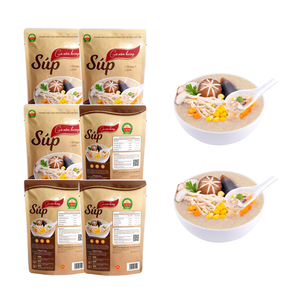 High Aroma Chicken Soup with Shiitake Mushrooms Nutritious Instant <b>Food</b> from Vietnam <b>MRE</b> Meal Ready-to-Eat Soup Asian Cusine - Product Image 1