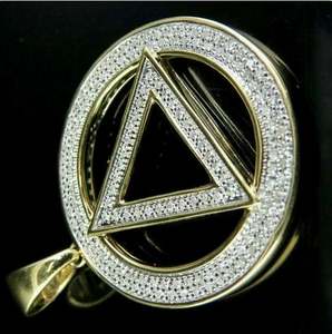 Hip Hop Iced Out Cubic Zirconia Stones Mercedes Colgante Collar Colgantes finos y dijes Joyería de moda - Product Image 3