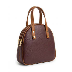 Structured <b>Mini</b> Handbag Backpack in Genuine Dollaro Leather Geometric Pattern Made in Italy Art. 26112-Fashionable & Anti-Theft - Product Image 3
