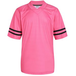 SIBRIN Maillot de Football Américain Sublimé Fabriqué en Usine Logo Personnalisé Polyester Tendance T-shirt de Rugby Rétro Col en V Surdimensionné - Product Image 1