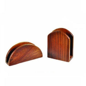 Porte-serviettes en métal à 3 couches avec boîte à mouchoirs élégante au design élégant pour les restaurants à domicile et les hôtels en Inde - Product Image 4