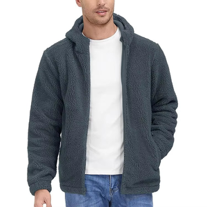 Veste polaire pour temps froid, toucher doux, couche chaude, fermeture éclair intégrale, coupe confortable pour une utilisation en extérieur, vêtements décontractés et voyages - Product Image 2