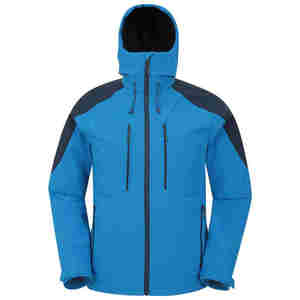 Chaqueta Softshell ligera personalizable para hombre, repelente al agua y resistente al viento con cierre de cremallera bordado para Otoño Invierno - Product Image 3