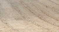 Tapis indien moderne fait main 100 % jute, léger, à rayures, tissage plat, Dhurry rectangulaire AISHA FABS pour la maison et la zone de prière