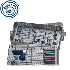 Kit d'instruments d'arthroscopie de la hanche de 22 pièces, ensembles d'instruments orthopédiques en acier inoxydable, ensemble d'instruments de traumatologie pour la hanche dynamique, CE ISO - Product Image 2