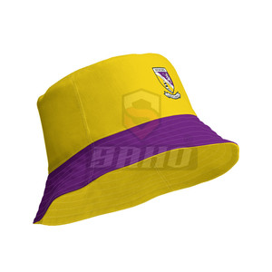 Wholesale Custom Embroidery Design Logo Spring And Summer Sports Reversible Cotton Gaa <b>Bucket</b> <b>Hat</b> For Adult <b>Kids</b> - Product Image 2