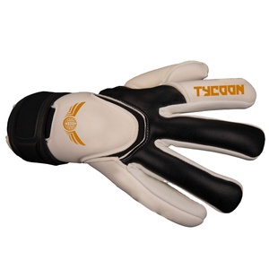 Customized Professional Competition Soccer Goalkeeper <b>Gloves</b> German <b>Latex</b> With Finger Holder - Product Image 4