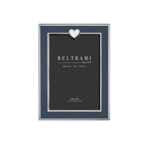 Beltrami Silver Plated Photo <b>Frame</b> Rectangle Wood Structure Embossing <b>Printing</b> Vertical Made in Italy Argento 999 - Product Image 1