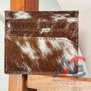 ที่ใส่บัตรเครดิตหนังวัวสำหรับชายหญิงหนังแท้กระเป๋าด้านหน้าที่ใส่บัตรประจำตัวขนาดเล็กดีไซน์ใหม่ล่าสุดออกแบบได้ตามต้องการ - Product Image 1