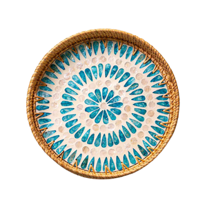 Assiettes de présentation en rotin naturel tressé à la main, napperons élégants, décoration rustique pour table à manger, décoration murale artisanale - Product Image 5