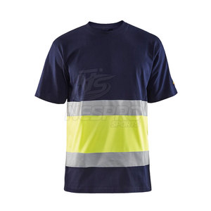 Camiseta de trabajo de construcción de tela de poliéster 100% Camiseta de trabajo de poliéster 100% Camiseta de trabajo de mejor precio - Product Image 1