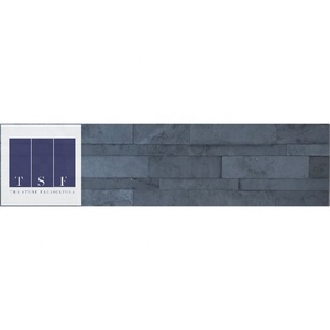 Panneau mural en pierre de placage, écorce et bâton en ardoise noire de Culture naturelle de haute qualité, carreaux muraux de décoration extérieure - Product Image 1