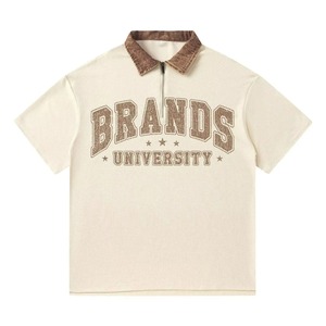 100% cotton <b>T</b>-<b>shirt</b> for <b>men</b> loose fit printed Lightweight New Royal Retro Spandex <b>Men's</b> High Quality Golf Polo <b>Shirt</b> 2025 - Product Image 1