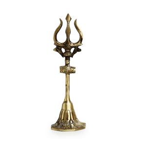 Modern Antique Trident Decorative Brass Piece Elegant <b>Stage</b> <b>Props</b> for Themed Events or Statement Piece in Culture - Product Image 6