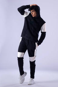 Conjunto Deportivo Holgado de Moda, Fabricante de Conjuntos Deportivos de Algodón de Alta Calidad para Hombre, Sudadera con Capucha y Pantalones, Conjunto de Dos Piezas, Ropa Deportiva Moderna - Product Image 2