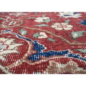 Vintage Large Area Pae-1325 Hand Knotted <b>Wool</b> Rug <b>Red</b> Orange Floral for Home Living Room Hallway Teen's Bedroom Rectangle - Product Image 3