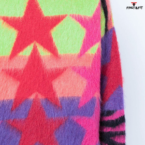 Suéter de Invierno para Hombre con Cuello Redondo y Estampado Frontal Personalizable, de Venta Caliente, Antiarrugas, de Secado Rápido, Tejido de Lana/Cachemira - Product Image 5