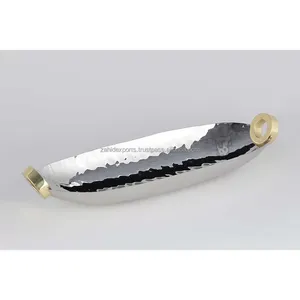 Elegante Bandeja Metálica Moderna y Ecológica con Acabado Dorado para Decoración de Mesa de Recepción de Bodas, Banquetes y Accesorios para el Hogar - Product Image 6