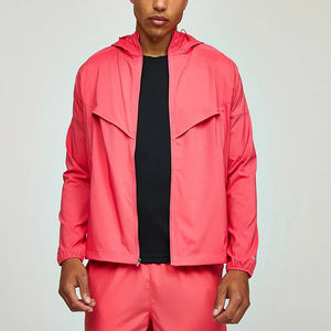 แจ็กเก็ตกันลมไนลอนสำหรับผู้ชายมีฮู้ดสำหรับผู้ใหญ่มีซิปปิดสำหรับฤดูหนาว - Product Image 4