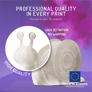 Filament PLA HD WINKLE 2,85 mm 1 kg pour imprimante 3D, tolérance élevée 0,05 mm, compatible lit chauffant 190-230°C, biodégradable, impression facile - Product Image 2