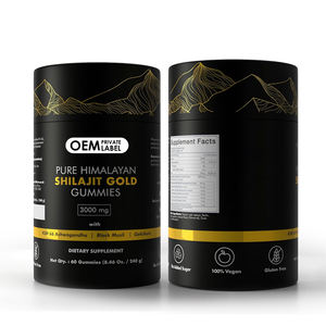 Oem פרטי תווית גבוהה עוצמה זהב כיתה shilajit resin תוספת מקורי גומות himalayan טהור תוספי תזונה - Product Image 2