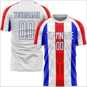 เสื้อฟุตบอลผู้ใหญ่ขายดีที่สุด คุณภาพสูง พิมพ์ลายแบบกำหนดเอง ลาย 3 มิติ น้ำหนัก 180 กรัม โพลีเอสเตอร์ 100% พิมพ์ดิจิทัล - Product Image 4
